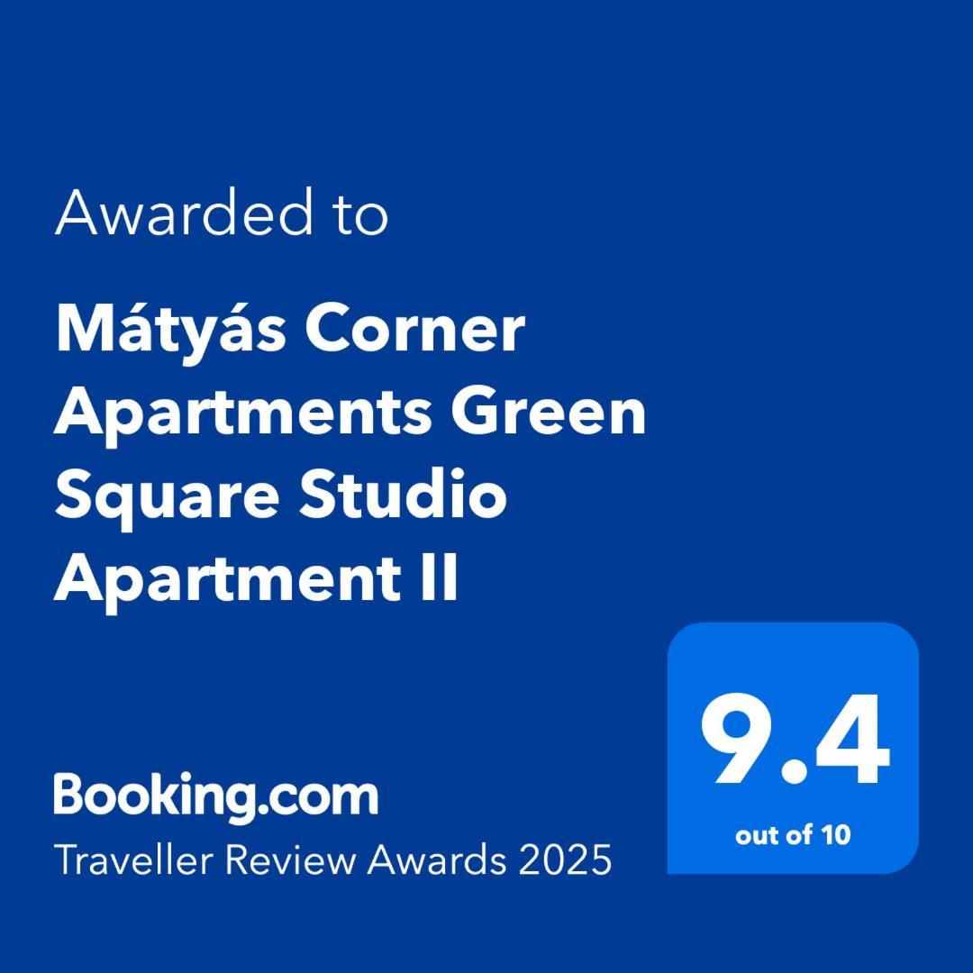 Matyas Corner Apartments Green Square Studio Apartment II Budapeszt Zewnętrze zdjęcie